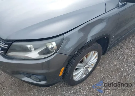 2012 Volkswagen Tiguan Se из США, поврежденный, VIN WVGBV7AX1CW003453